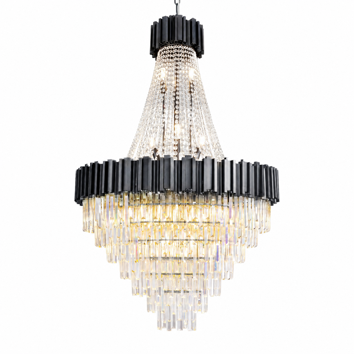 Preston Contemporary Crystal Round Chandelier