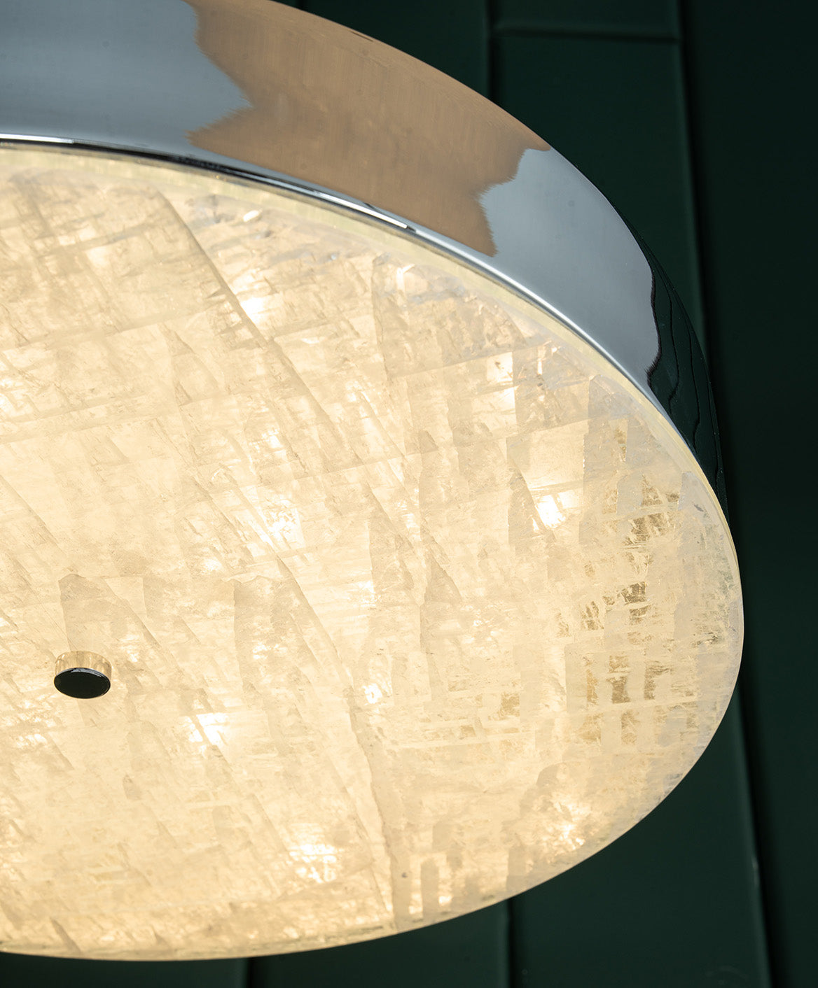 Modern Luxury Stone LED Disc Pendant Chandelier