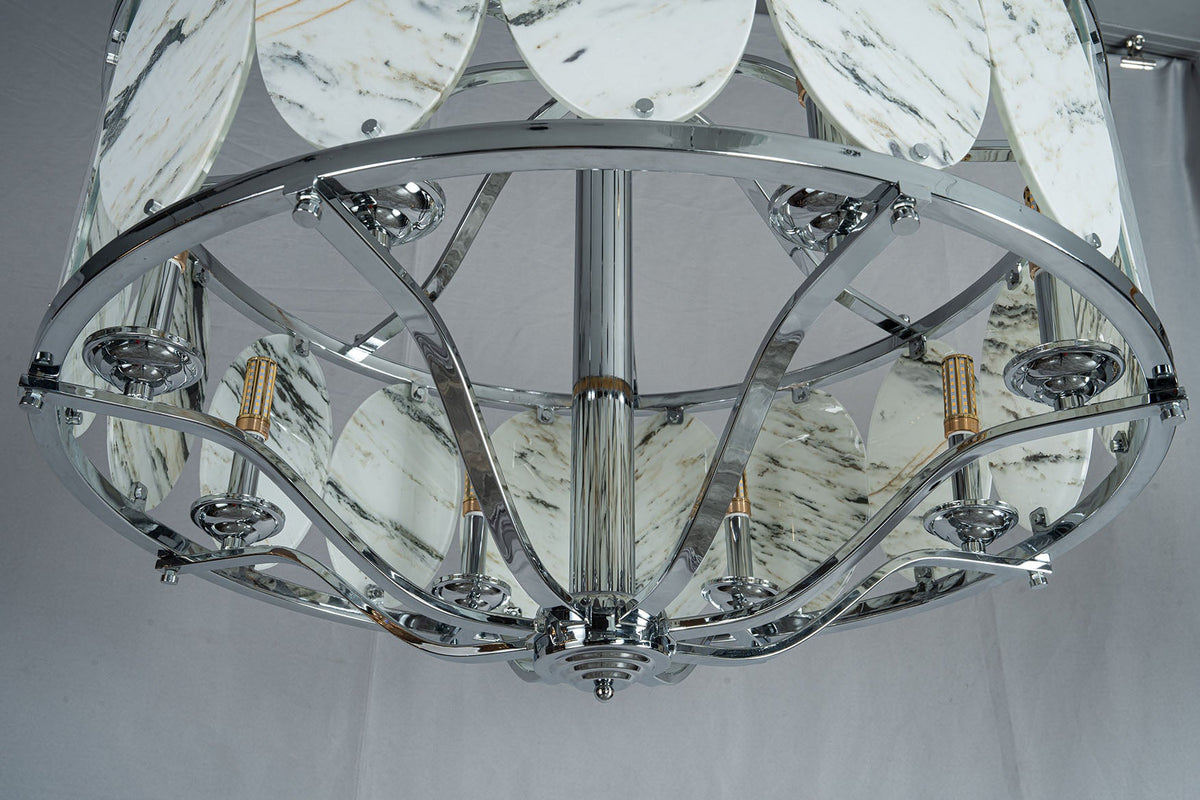 Vintage Lantern Luxury Stone Chandelier