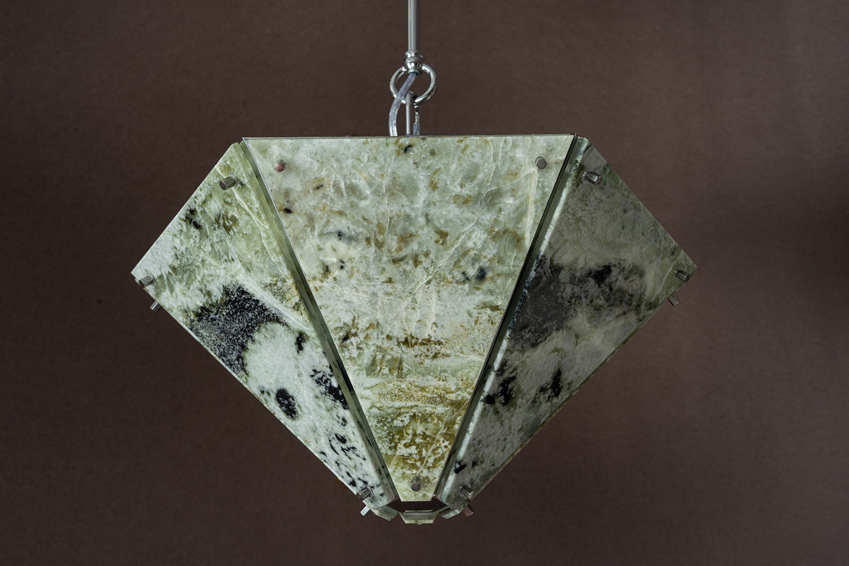 Modern Faceted Luxury stone Chandelier