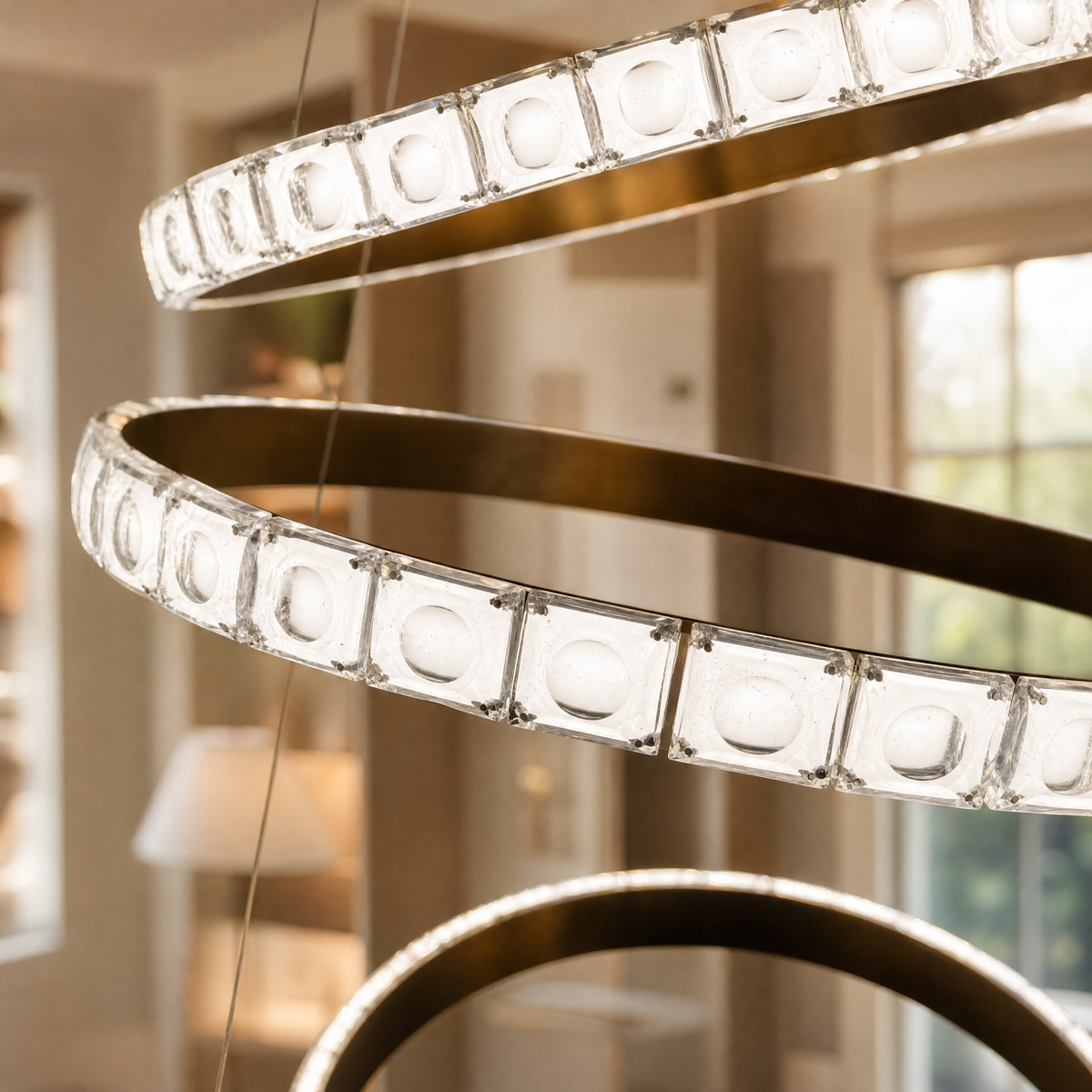 Eveen Crystal Cascading Chandelier