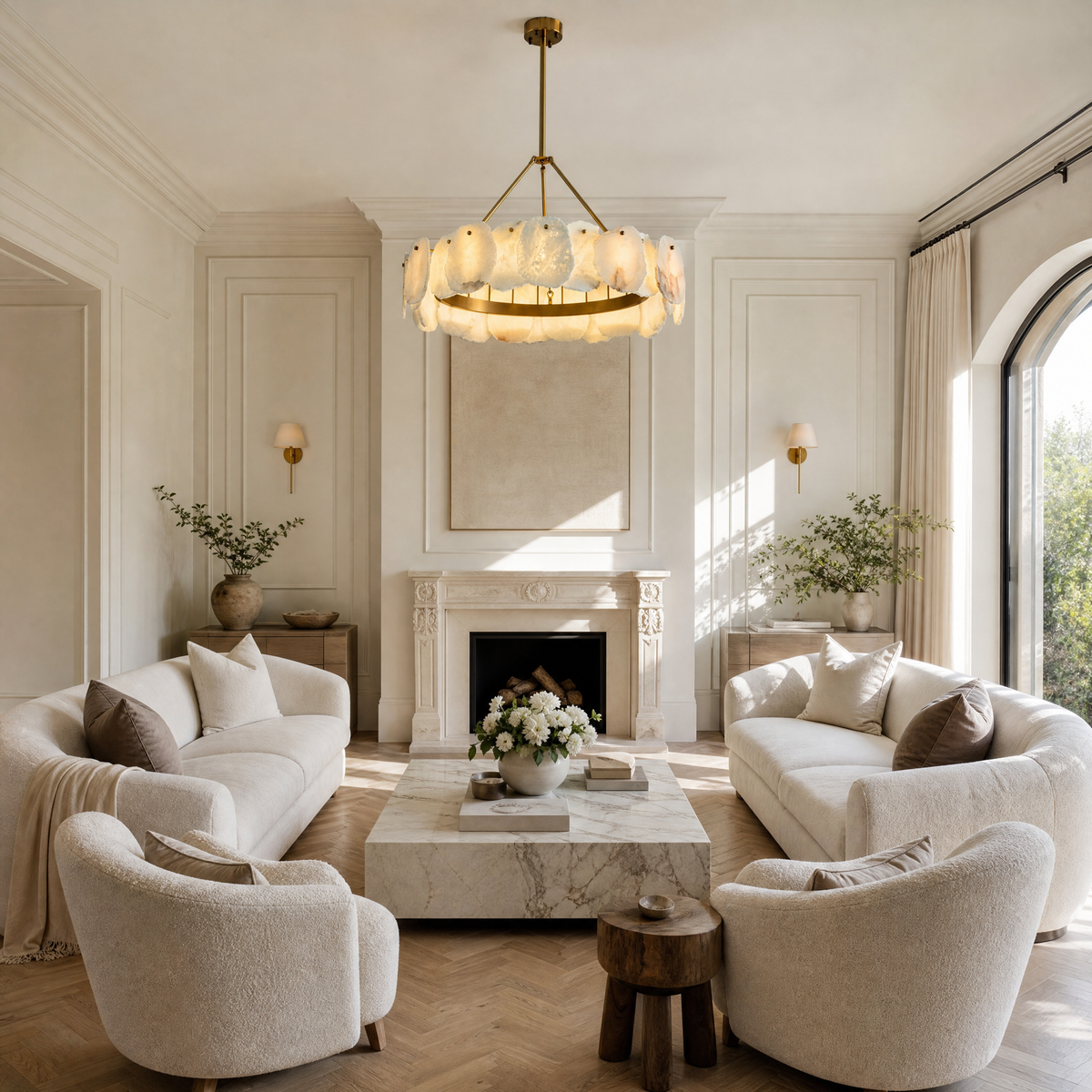 Wylen Flower Pedal Chandelier