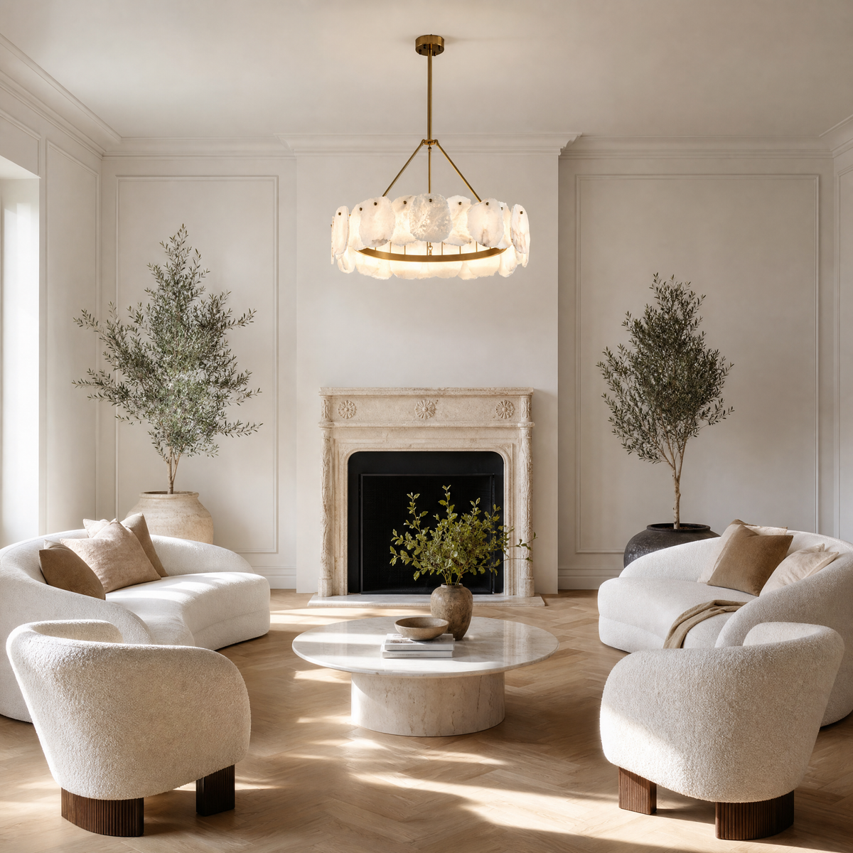 Wylen Flower Pedal Chandelier