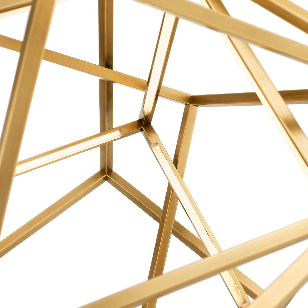 Denise Brigitte Modern Brass Chandelier