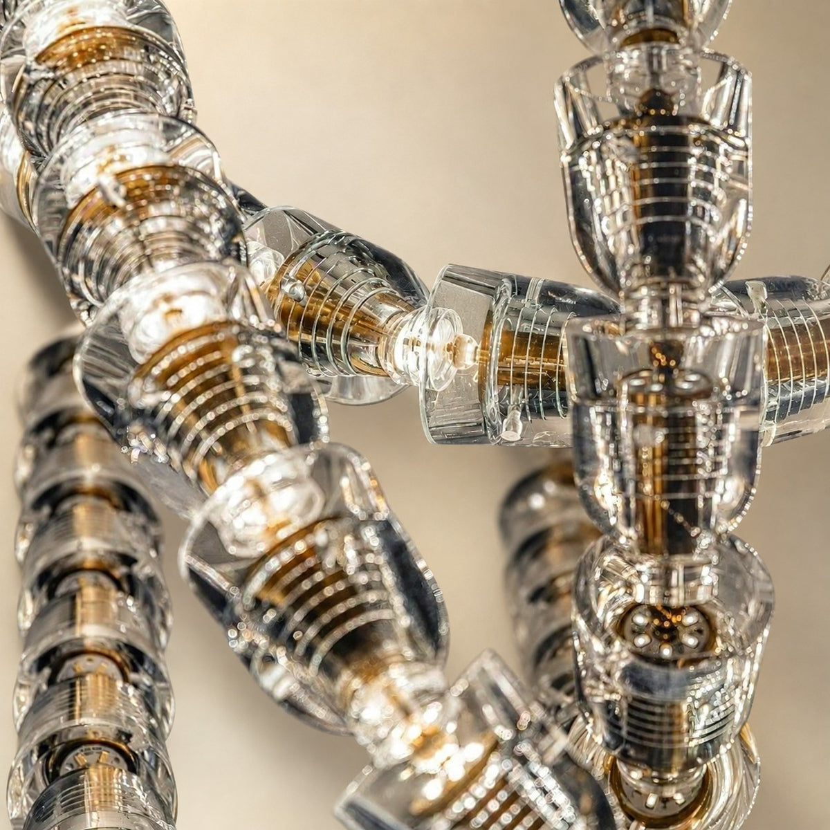Gabriel Cascade K9 Crystal Chandelier