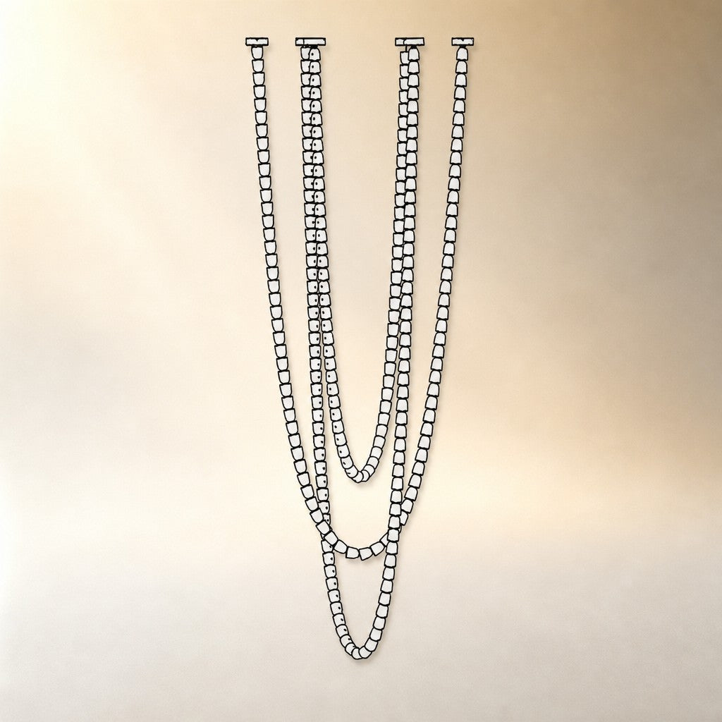 Gabriel Cascade K9 Crystal Chandelier