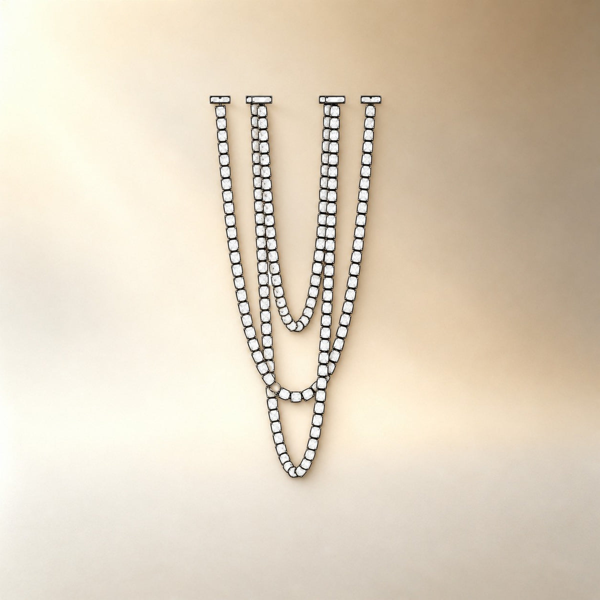 Gabriel Cascade K9 Crystal Chandelier