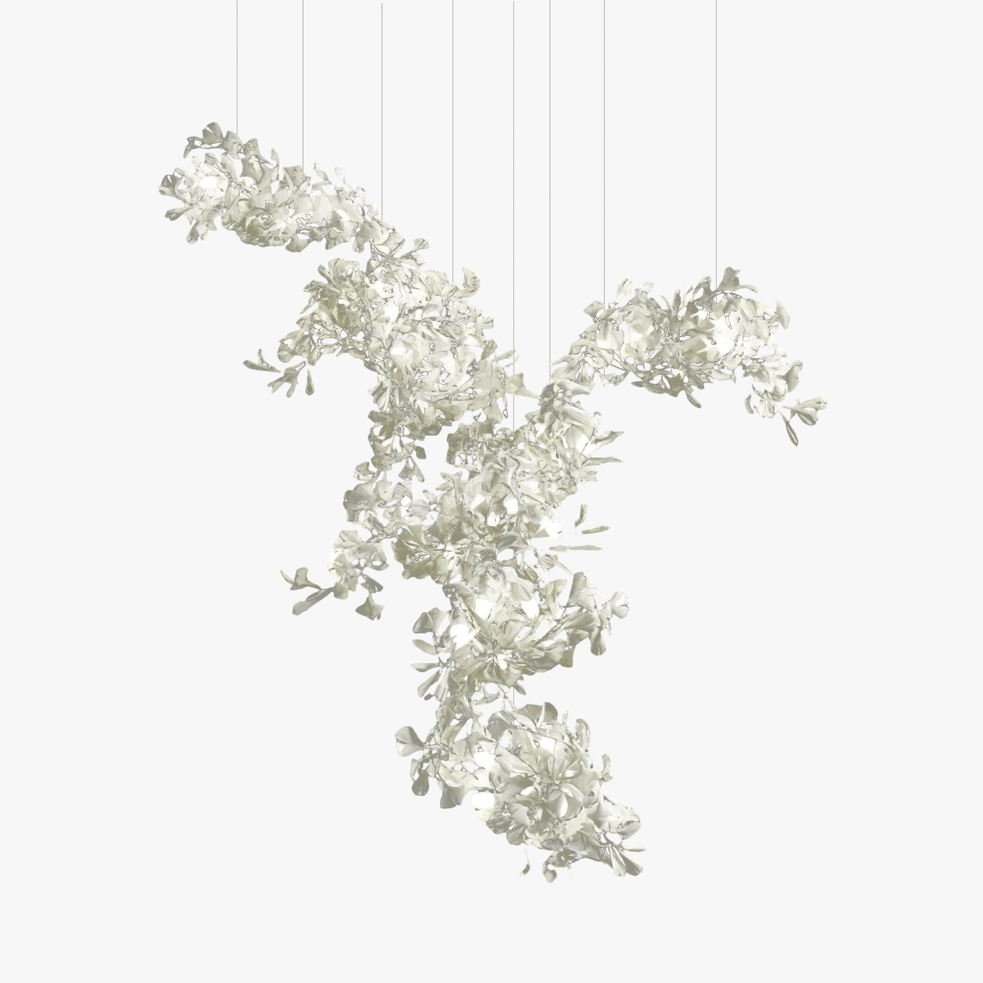 Gingko Ceramics Combination Branch Chandelier