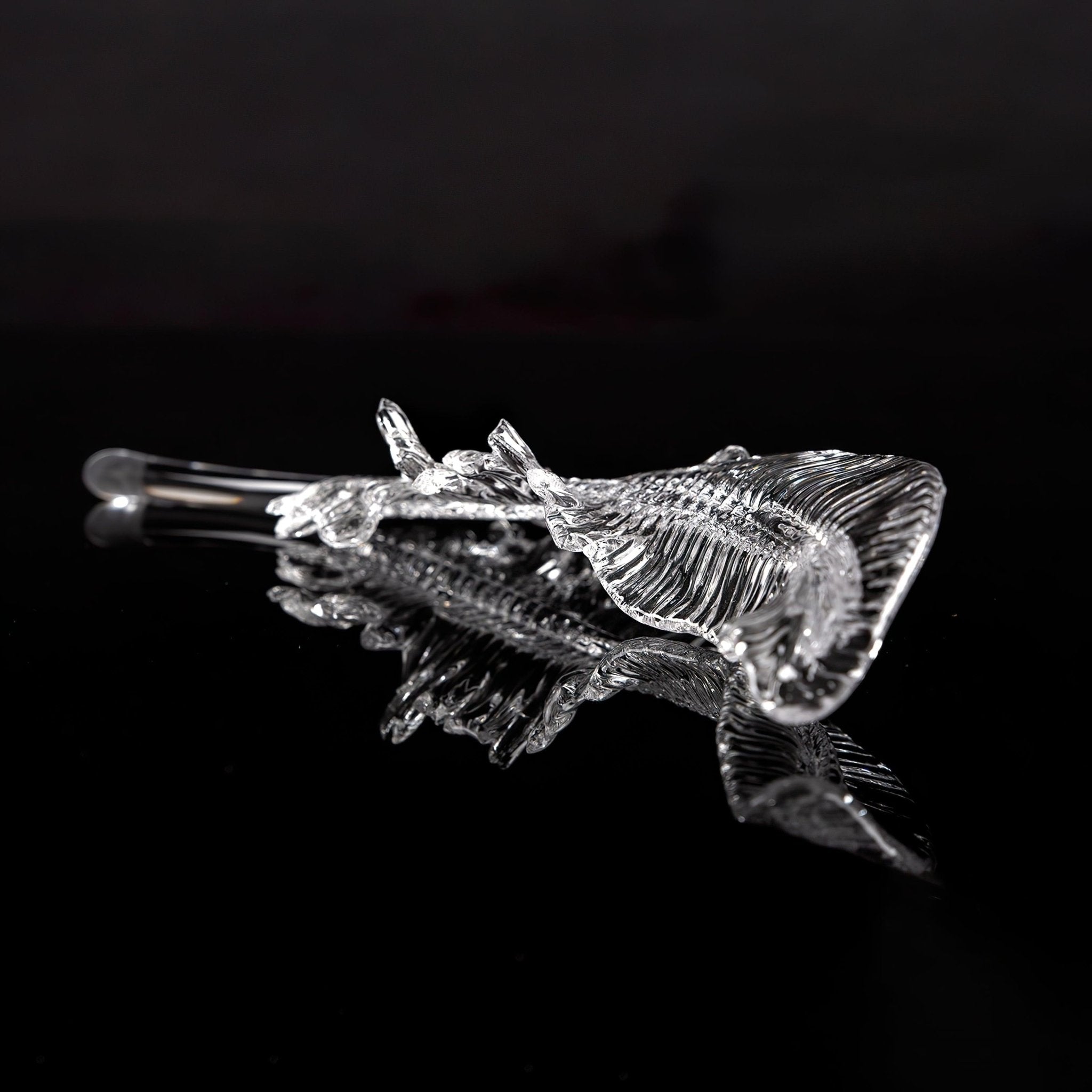 Galaxy Glass Feathers Flying Chandelier