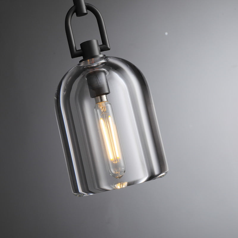 MechFriction Upscale Modern Cloche Pendant Light 5"D,8"D,10"D