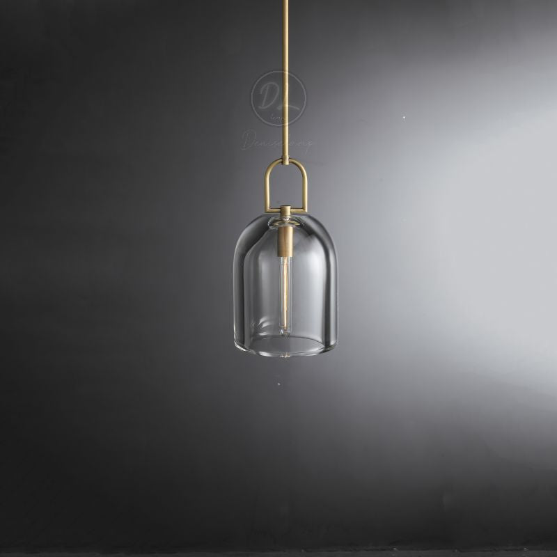 MechFriction Upscale Modern Cloche Pendant Light 5"D,8"D,10"D