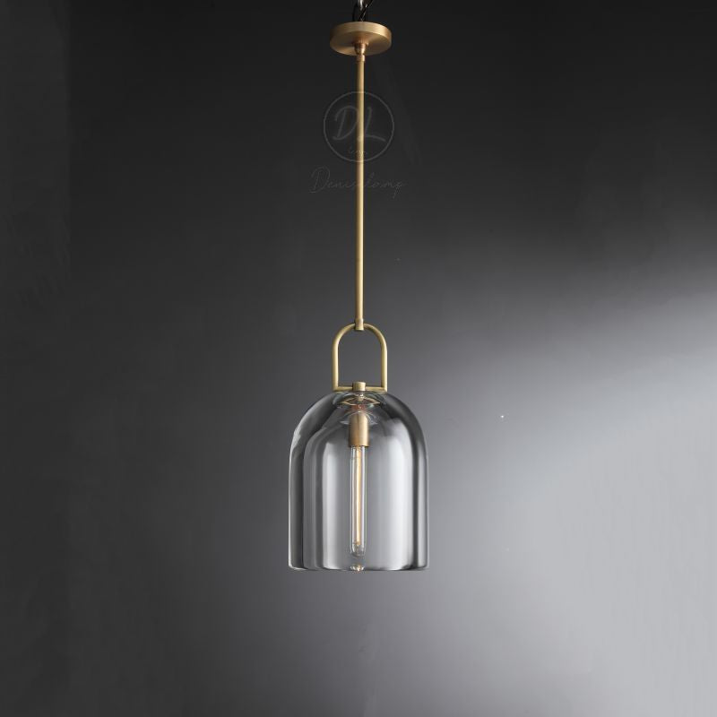 MechFriction Upscale Modern Cloche Pendant Light 5"D,8"D,10"D