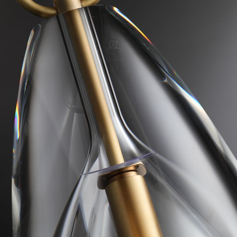 MechFriction K9 Crystal Flute Pendant Light 6"/8"/9"