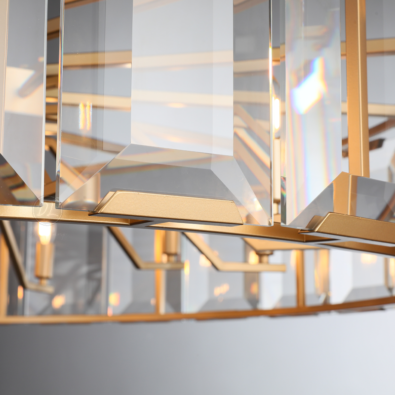 Moonlit Crystal Round Chandelier