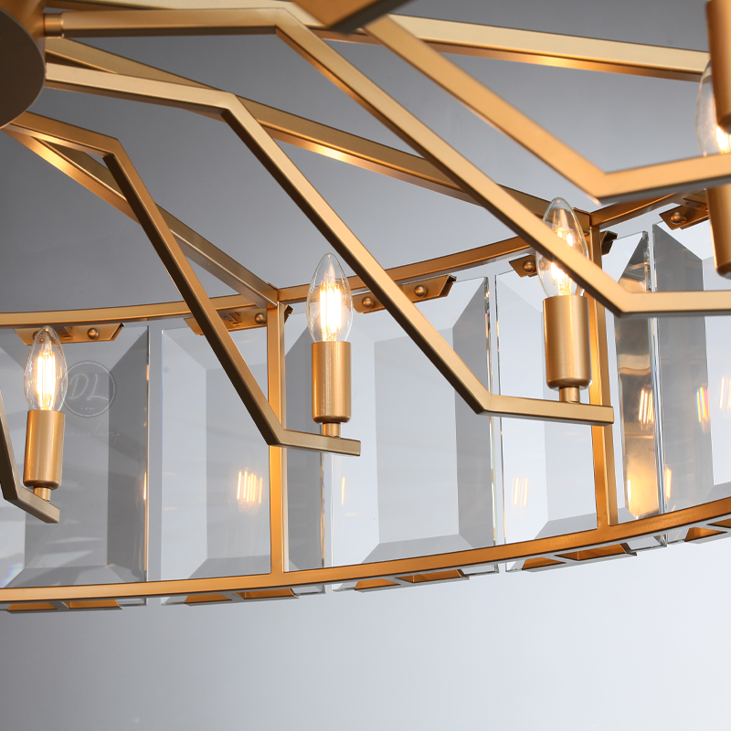 Moonlit Crystal Round Chandelier