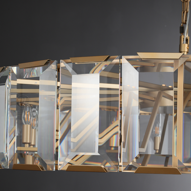 Moonlit Crystal Round Chandelier