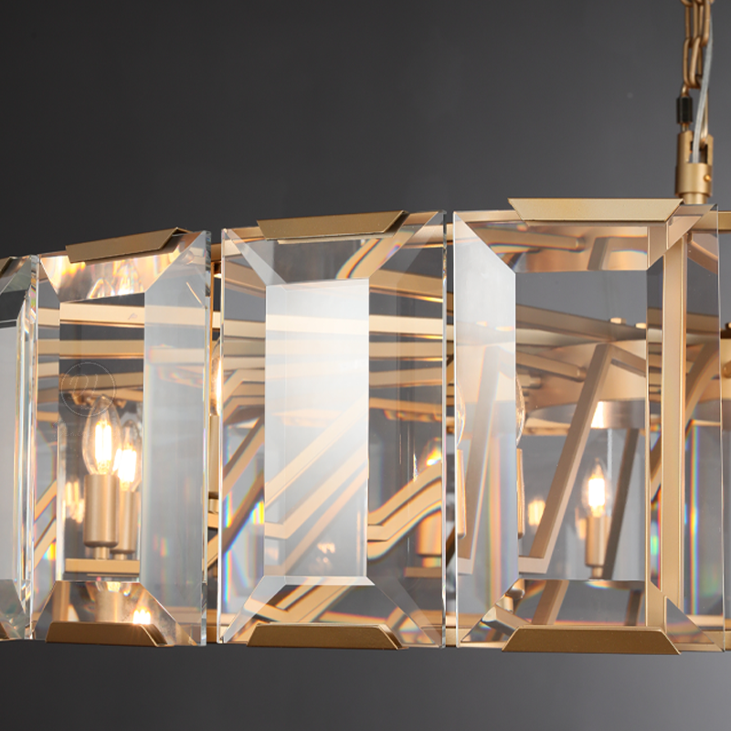 Moonlit Crystal Round Chandelier