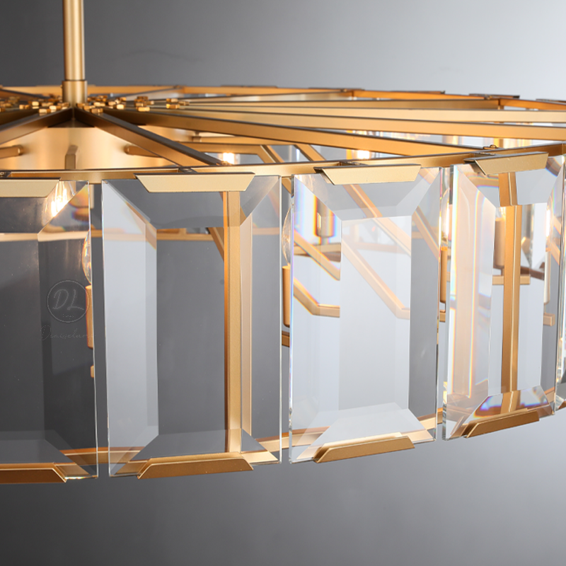 Moonlit Crystal Round Chandelier