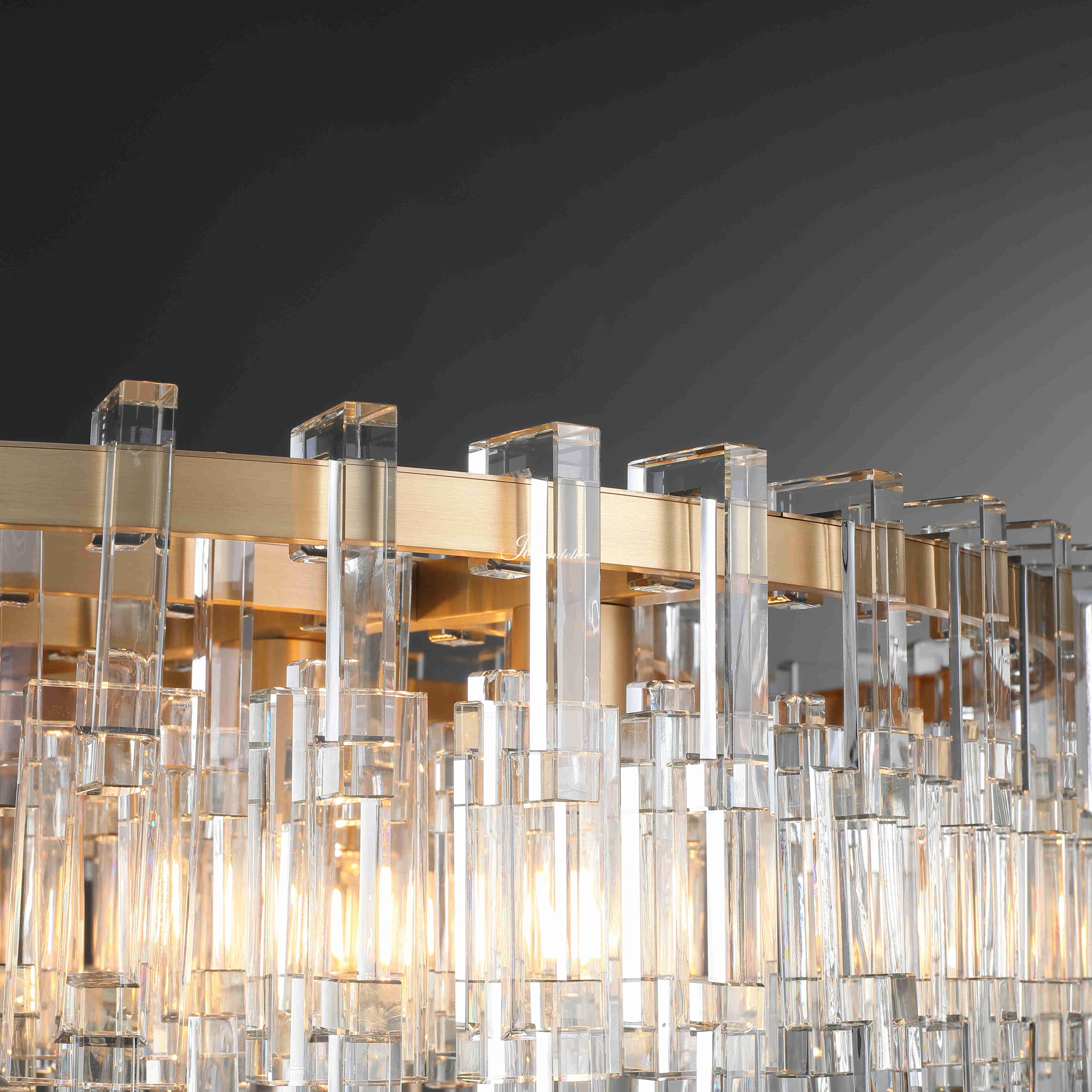 Montis Modern Round Chandelier 36"