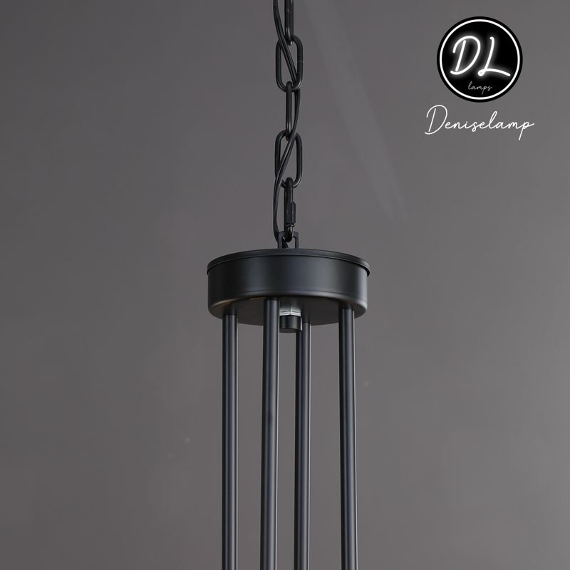 Elegance Modern Flow Stripe Round Chandelier 24"(Custom Size 6 Lights)36"/48"/60"/72"