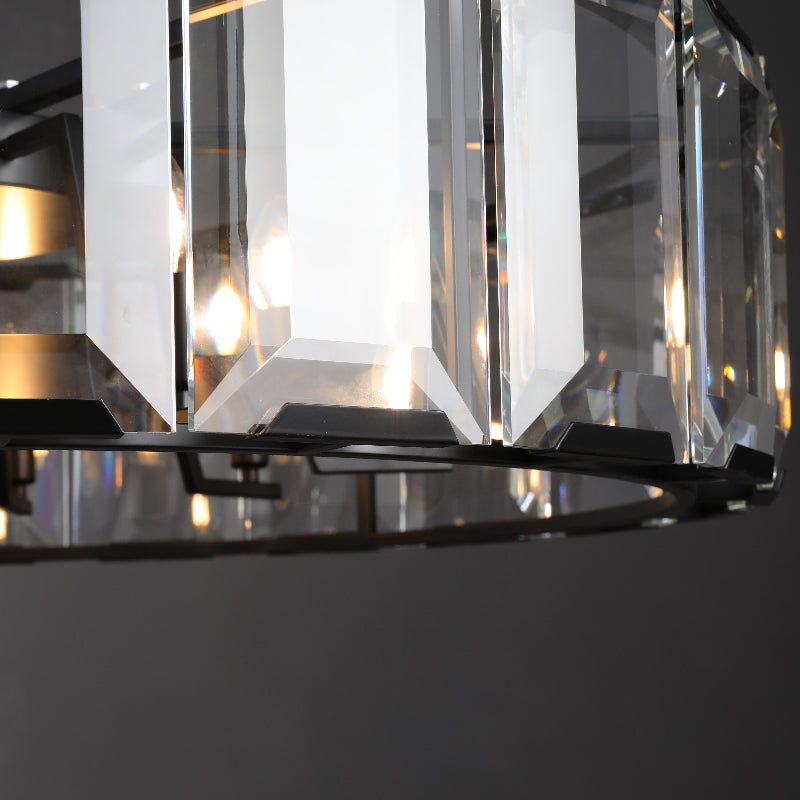 Moonlit Crystal Round Chandelier