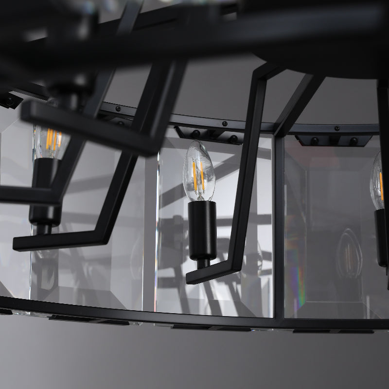 Moonlit Crystal Round Chandelier