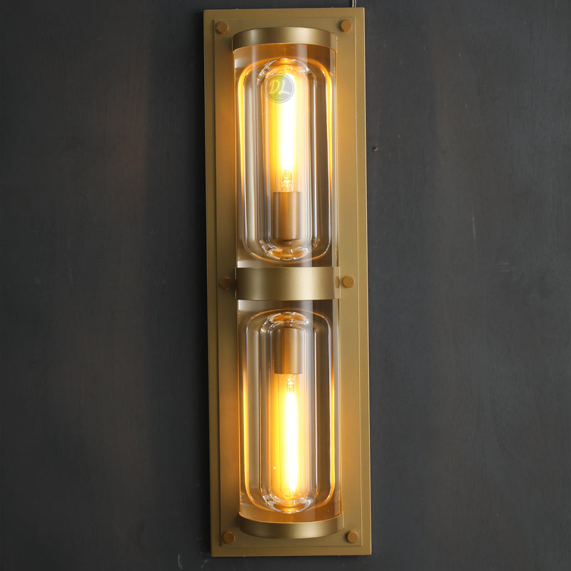 Spark Double Round Linear Sconce