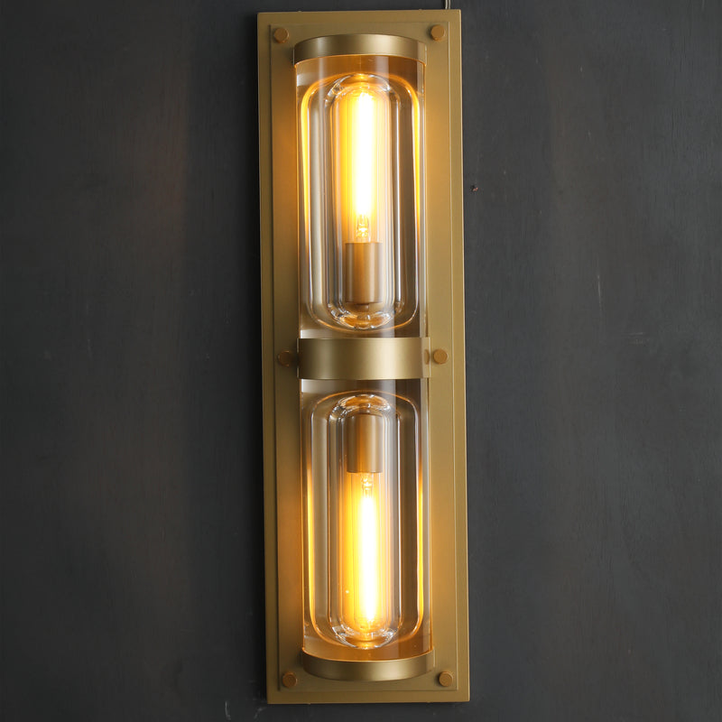 Spark Double Round Linear Sconce