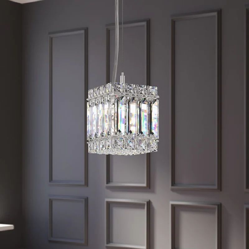 Ingrid Modern Square Crystal Pendant Light