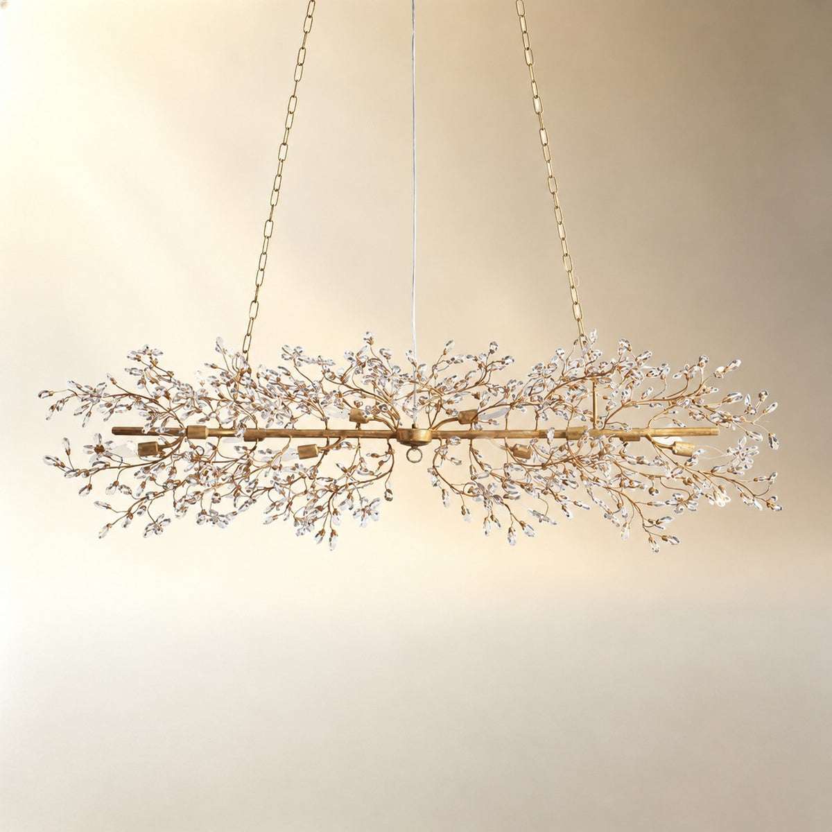 Linear Crystal Chandelier