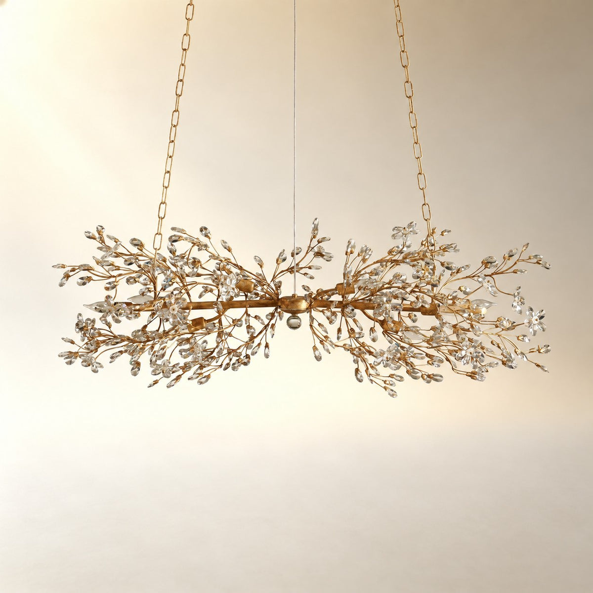 Linear Crystal Chandelier