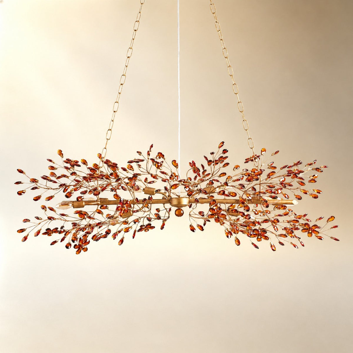Linear Crystal Chandelier