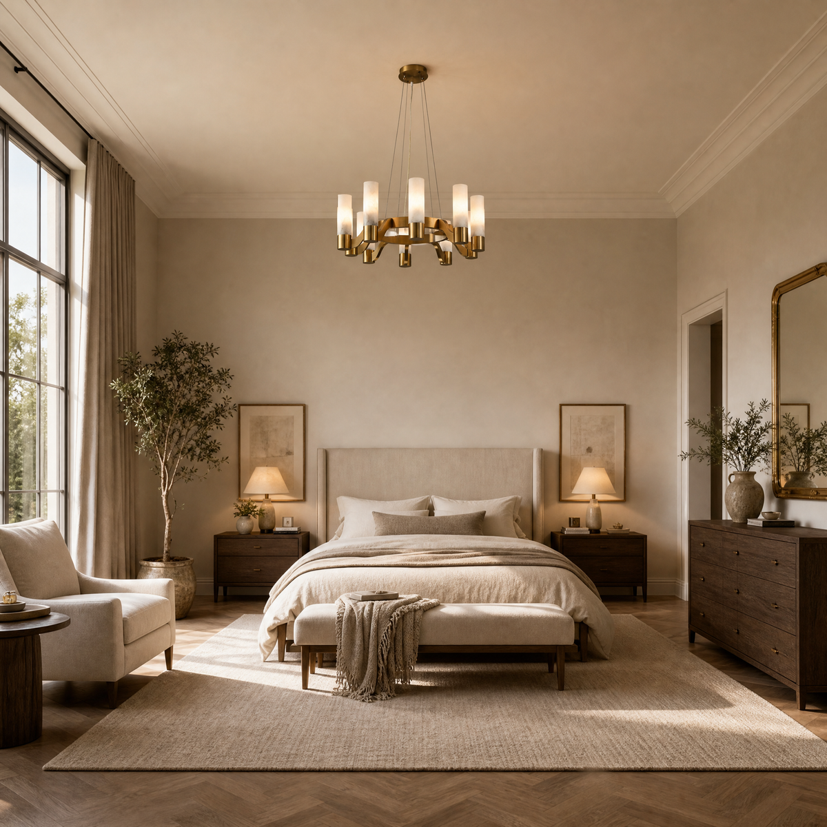 Caeia Modern Alabaster Hanging Light Fixtures
