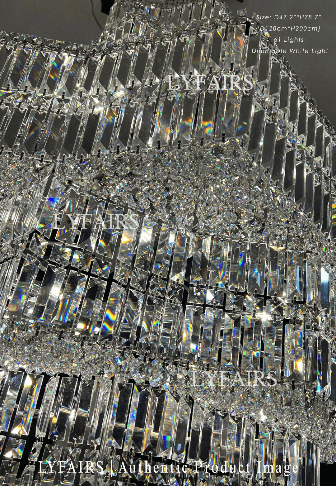 Luxury Extra Large Plaza Multi-Tier Crystal Chandelier For Hotel Hall / 2 Story Foyer / High Ceiling Living Room