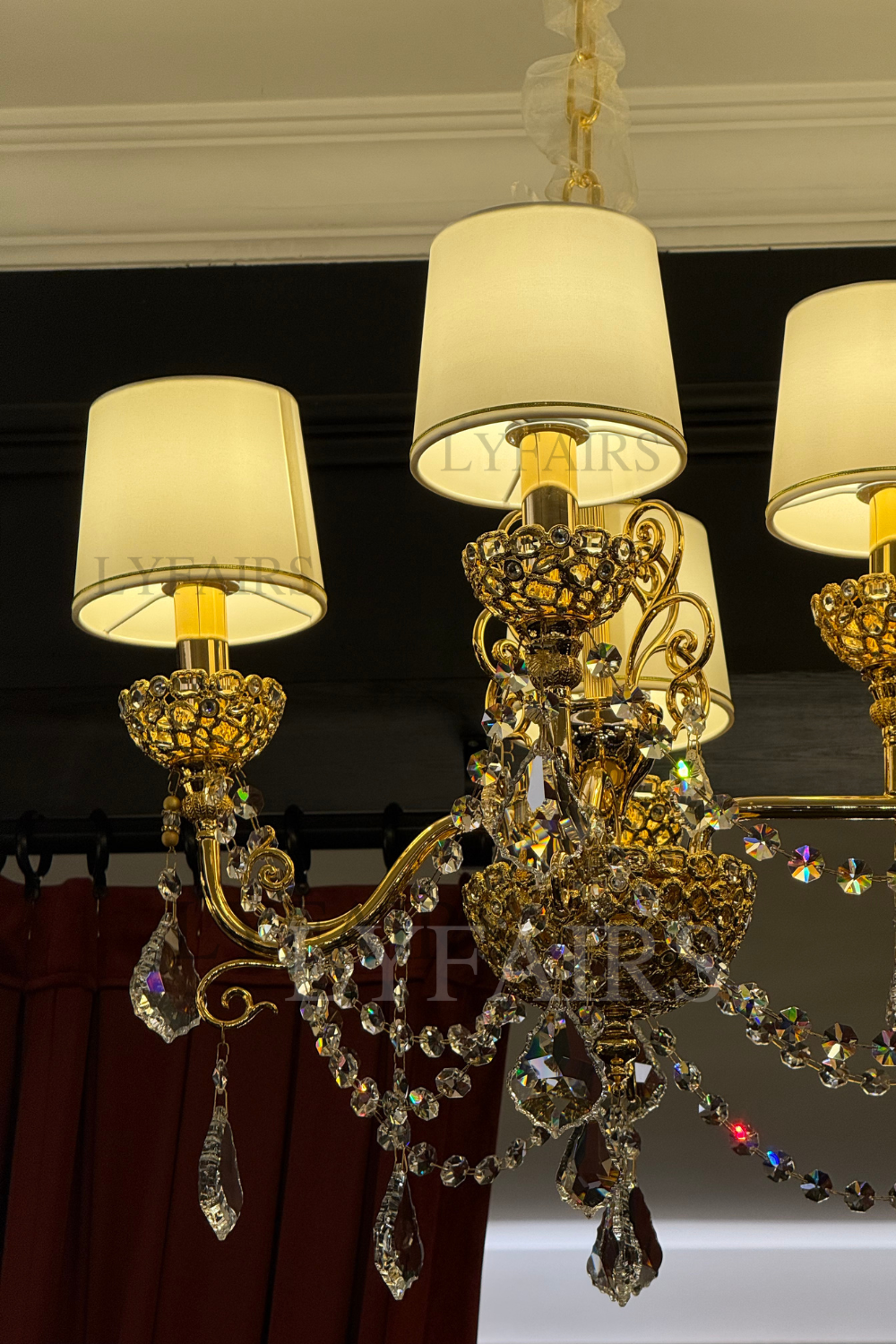 Baroque Revival Crystal Chandelier with Jewelry-Level Craft and Crystals