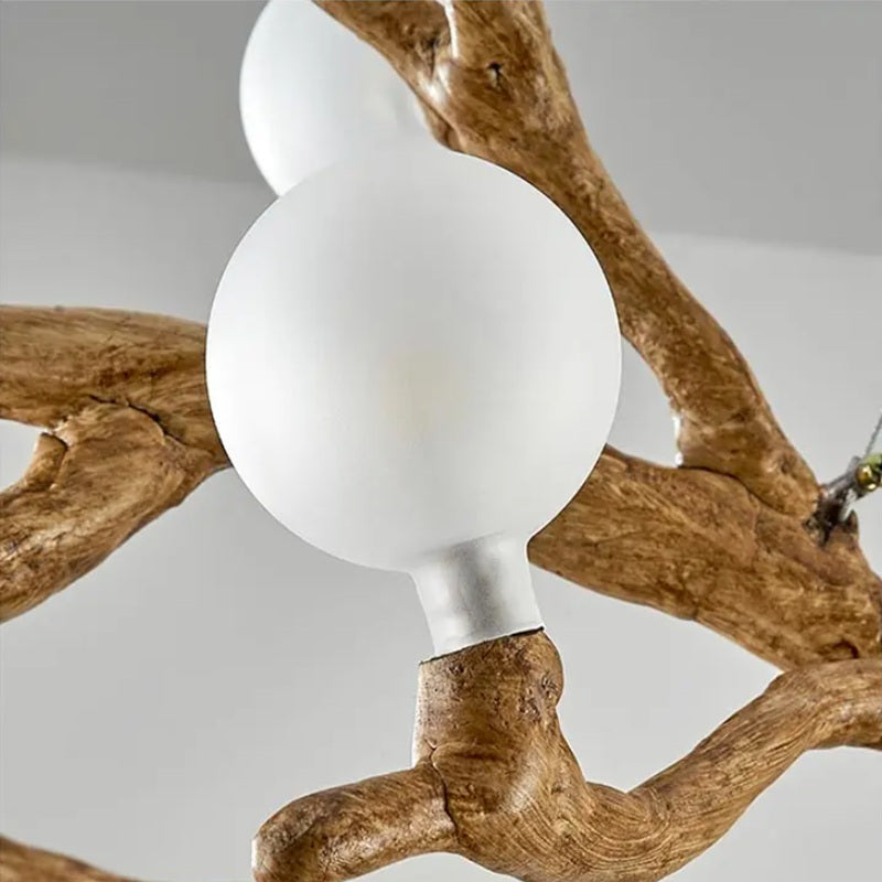 Demolion Glass Glove Branch Chandelier