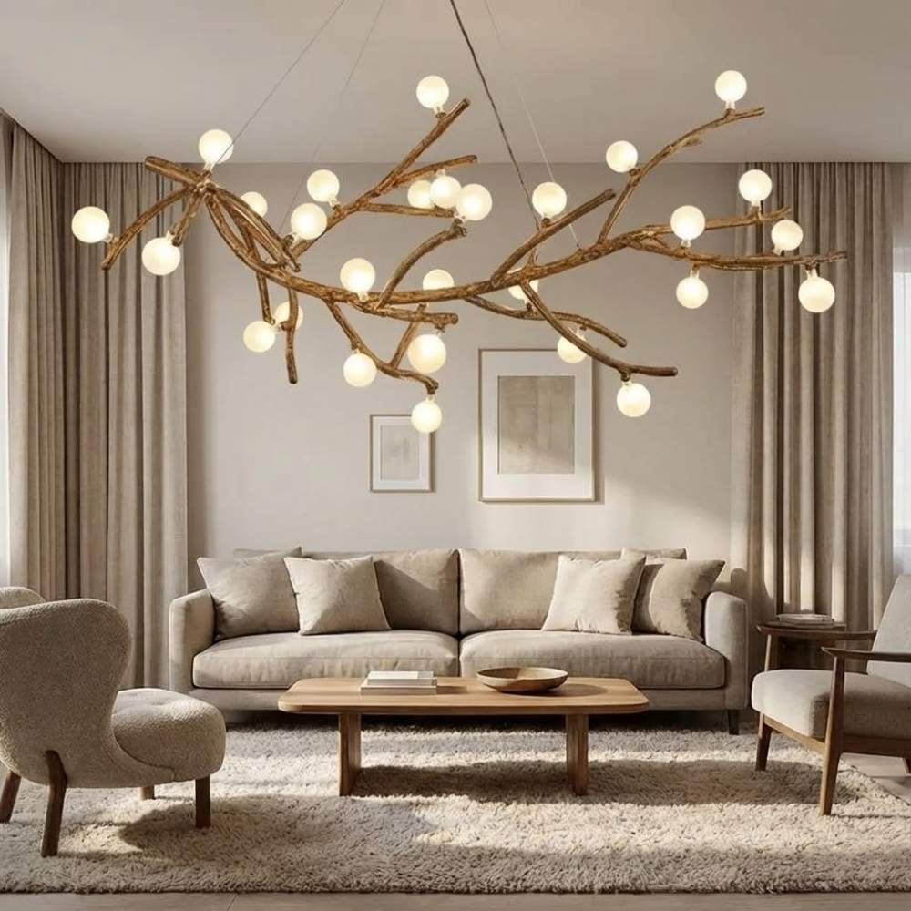 Demolion Glass Glove Branch Chandelier