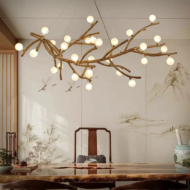 Demolion Glass Glove Branch Chandelier