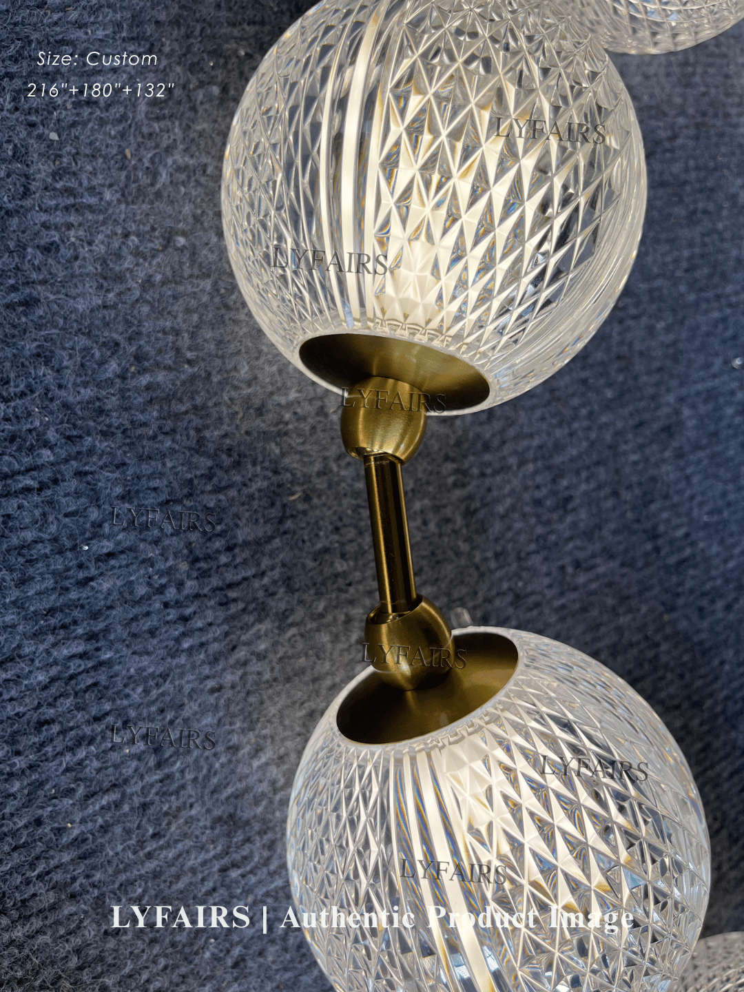Modern Creative Acrylic Ball Necklace Chandelier for Living Room/Staircase/Foyer/Entryway