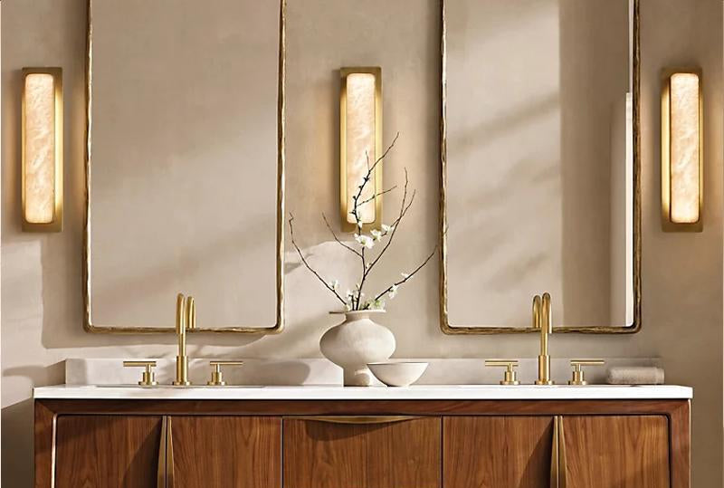 Elegant Montreux AlabasterMarble Wall Lamp with LED