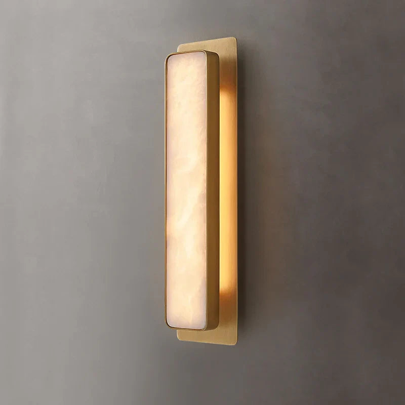 Elegant Montreux AlabasterMarble Wall Lamp with LED