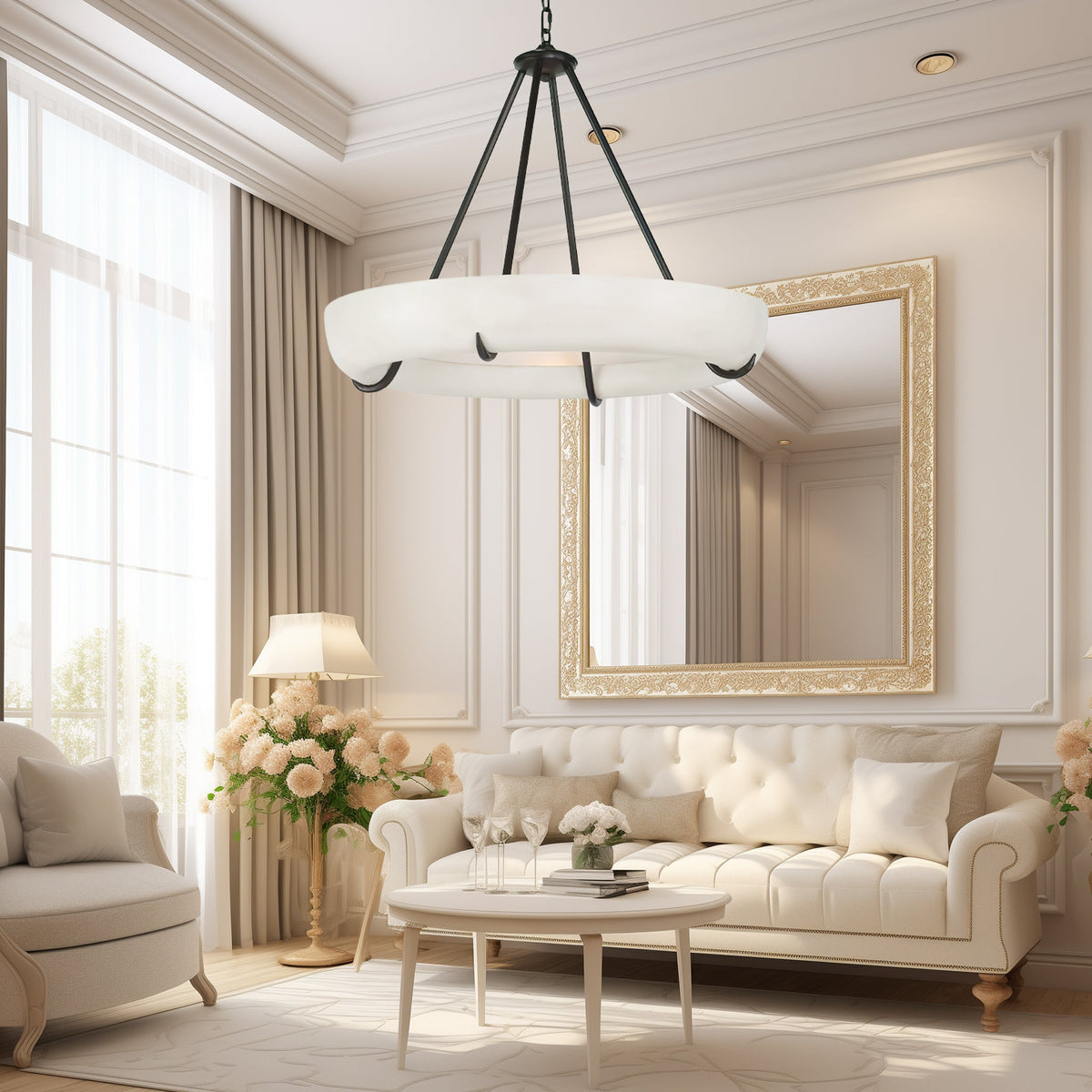 Orion Alabaster Chandelier