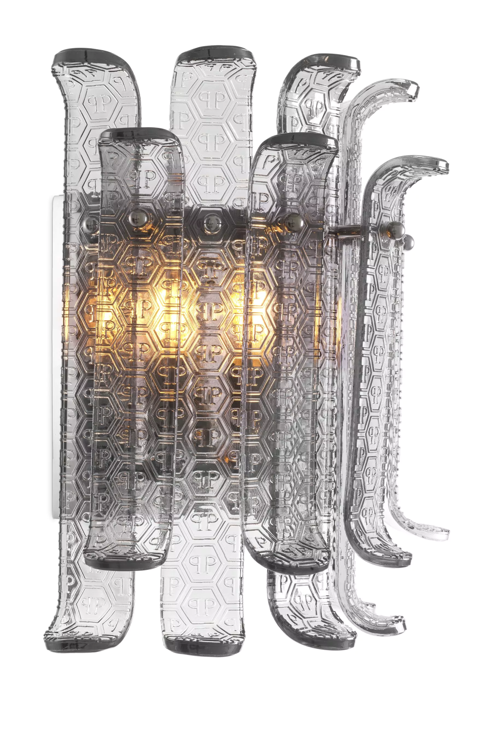 Smoked Contemporary Glass Wall Lamp | Philipp Plein Rodeo Drive | Oroatrade.com