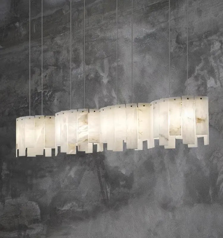 Alabaster Chandelier Pendant Lights Dining Room Pendant Fabtik