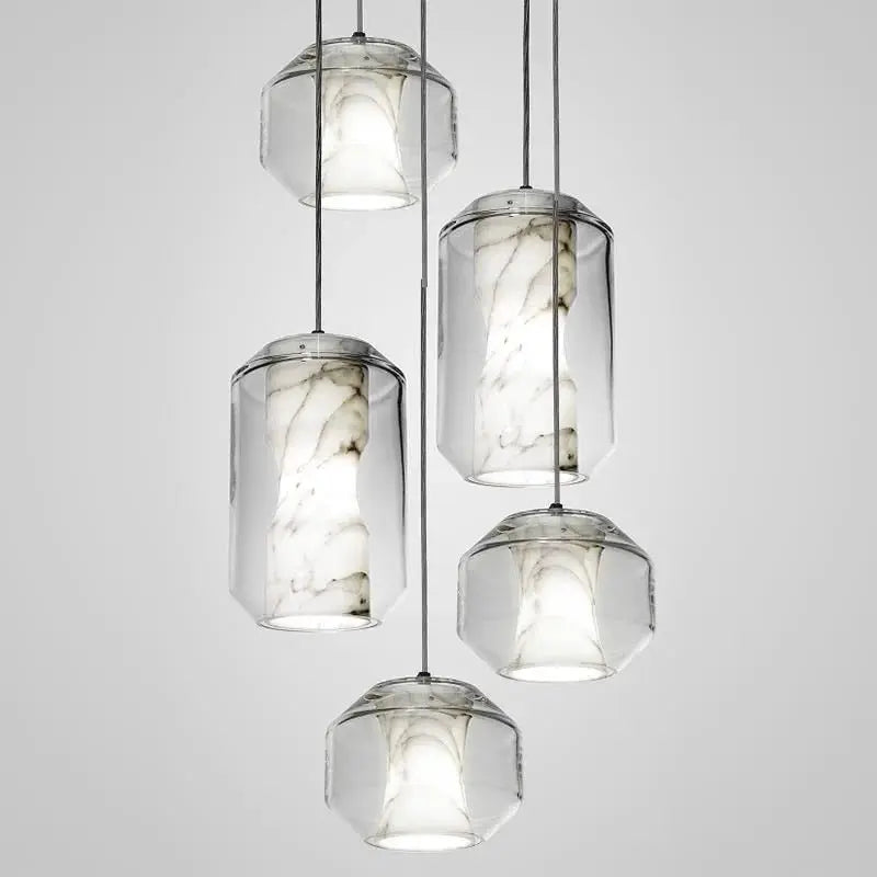 Alabaster Glass Pendant Lights Dining Room Pendant