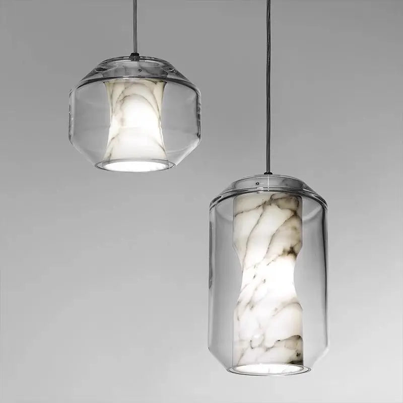 Alabaster Glass Pendant Lights Dining Room Pendant