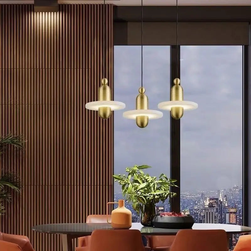 Alabaster Modern Pendant For Dining Room Pendant