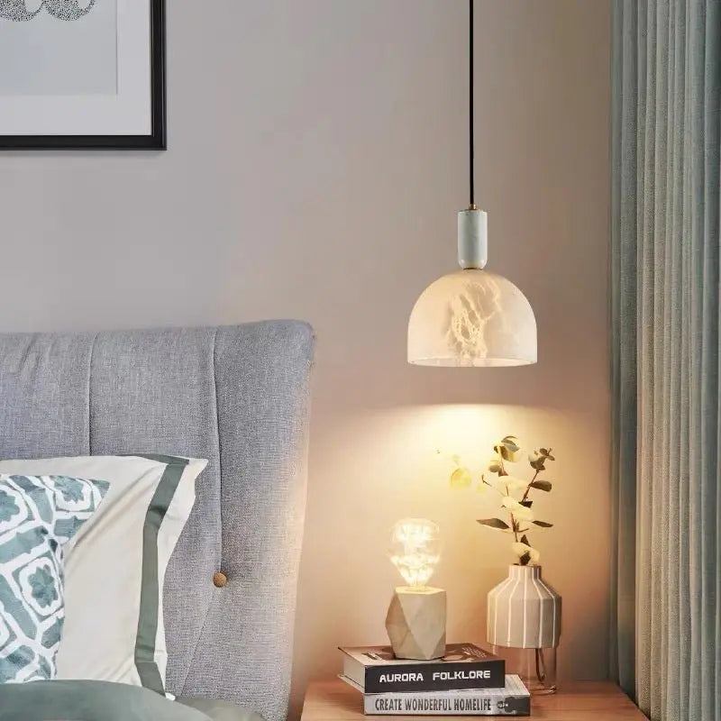 Alabaster Modern Pendant Light Fixtures Pendant
