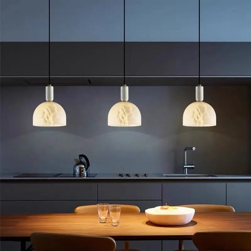 Alabaster Modern Pendant Light Fixtures Pendant