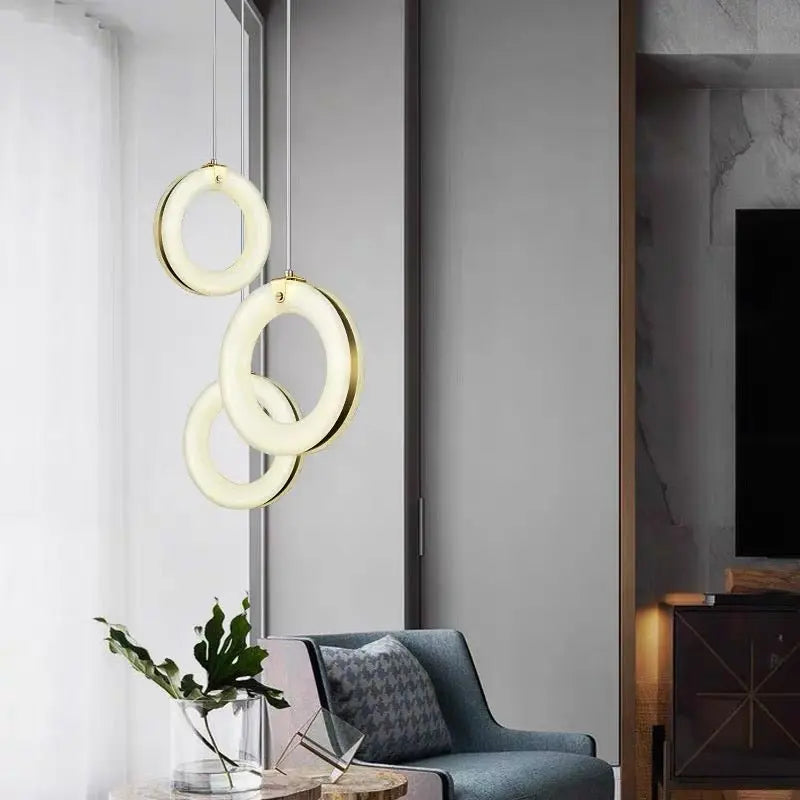 Alabaster Ring Pendant lights Living Room Pendant
